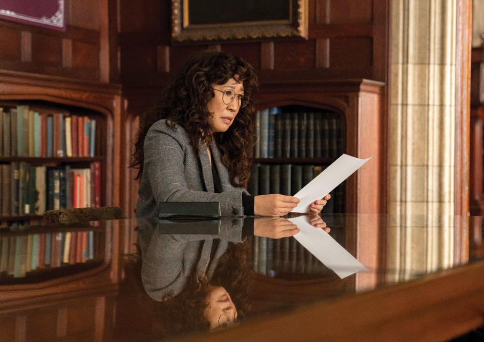 The Chair (NETFLIX) Sandra Oh as Ji-Yoon in episode 104. - Credit: Courtesy of ELIZA MORSE/NETFLIX