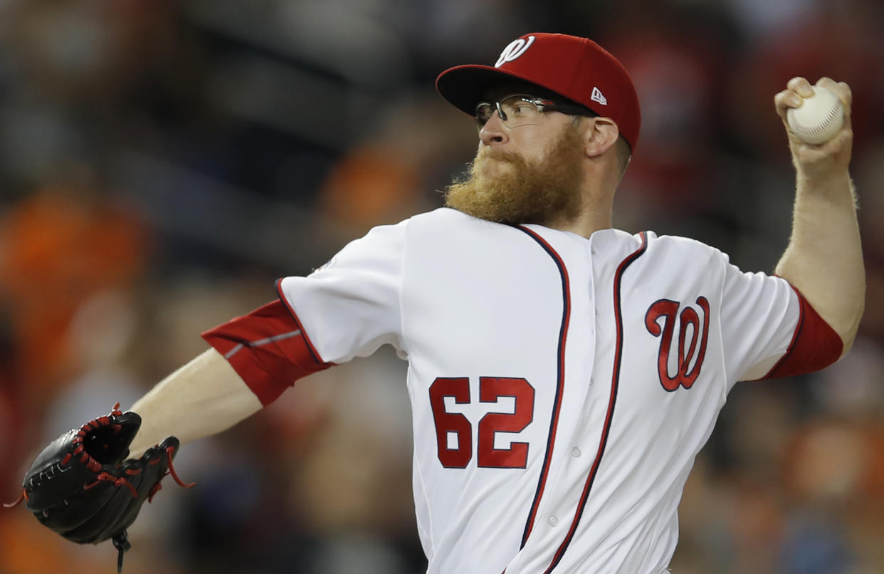 Sean Doolittle gave some thoughts on how players should approach social media. (AP Photo)