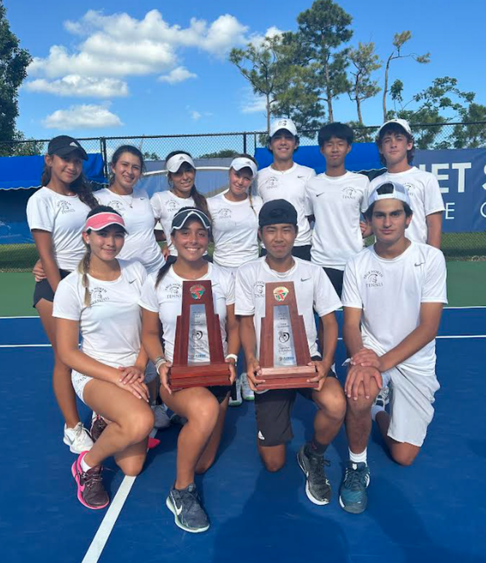 For the second consecutive year, True North won region championships in boys’ and girls’ tennis.