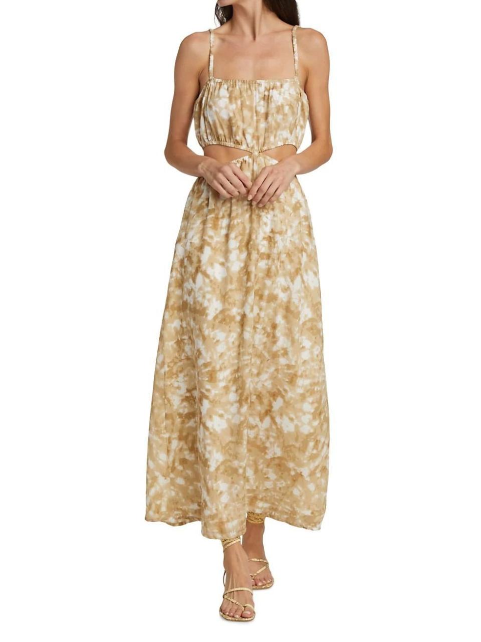 20) Faithfull the Brand Celina Tie-Dye Maxi-Dress