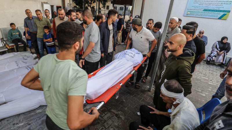 bodies in Gaza