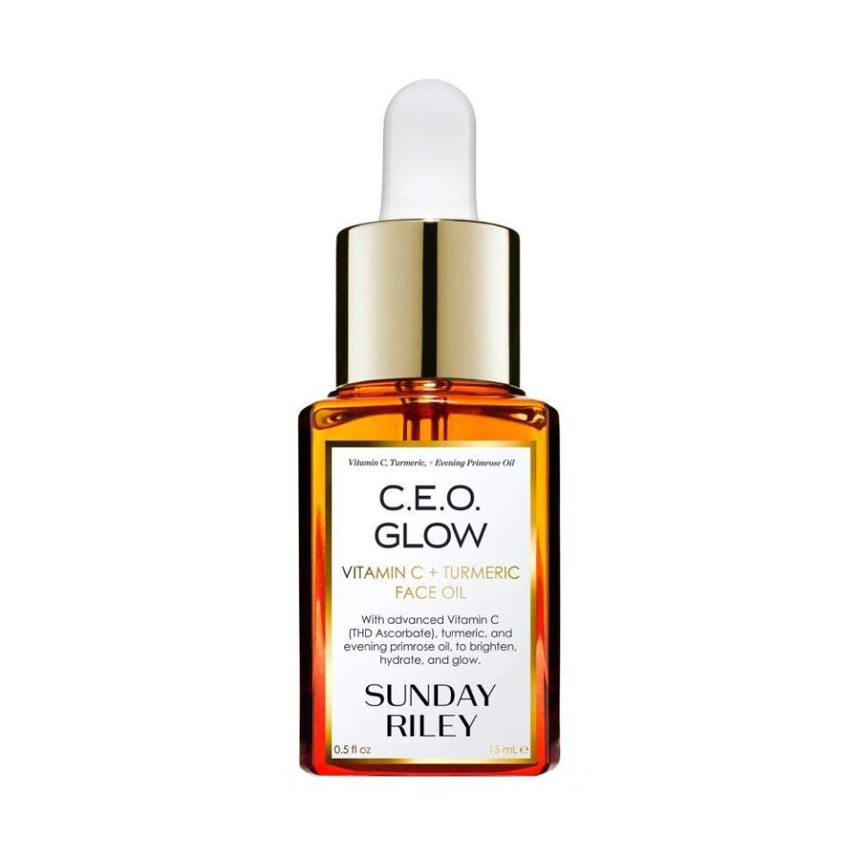 <p><a href="https://go.redirectingat.com?id=74968X1596630&url=https%3A%2F%2Fwww.sephora.com%2Fproduct%2Fc-e-o-glow-vitamin-c-turmeric-face-oil-P442761&sref=https%3A%2F%2Fwww.harpersbazaar.com%2Fbeauty%2Fskin-care%2Fg36816056%2Fbest-face-oils%2F" rel="nofollow noopener" target="_blank" data-ylk="slk:Shop Now;elm:context_link;itc:0;sec:content-canvas" class="link ">Shop Now</a></p><p>C.E.O Glow Vitamin C + Turmeric Face Oil</p><p>sephora.com</p><p>$40.00</p><span class="copyright">Sephora</span>