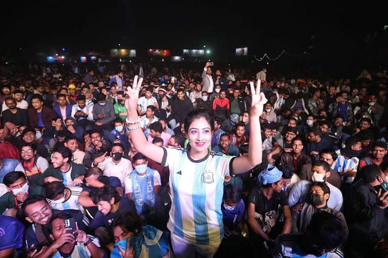 Bangladesh celebra a Argentina campeón