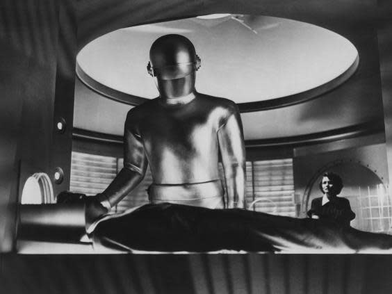 Michael Rennie, Lock Martin and Patricia Neal in Robert Wise’s The Day the Earth Stood Still (20th Century Fox/Kobal/Rex)