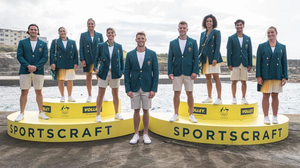 Members of the Australian Olympic team.