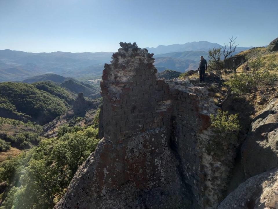 The fortified stone walls were built directly into the landscape, making them one with the mountains, according to the study.