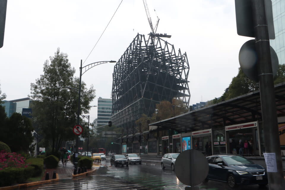 Edificio de Insurgentes 2021. FOTO: Lizeth Ovando