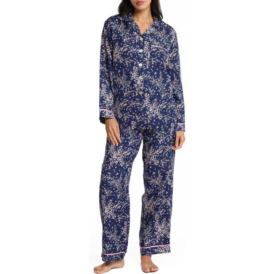 12) Cheri Blossom Cotton & Silk Pajamas