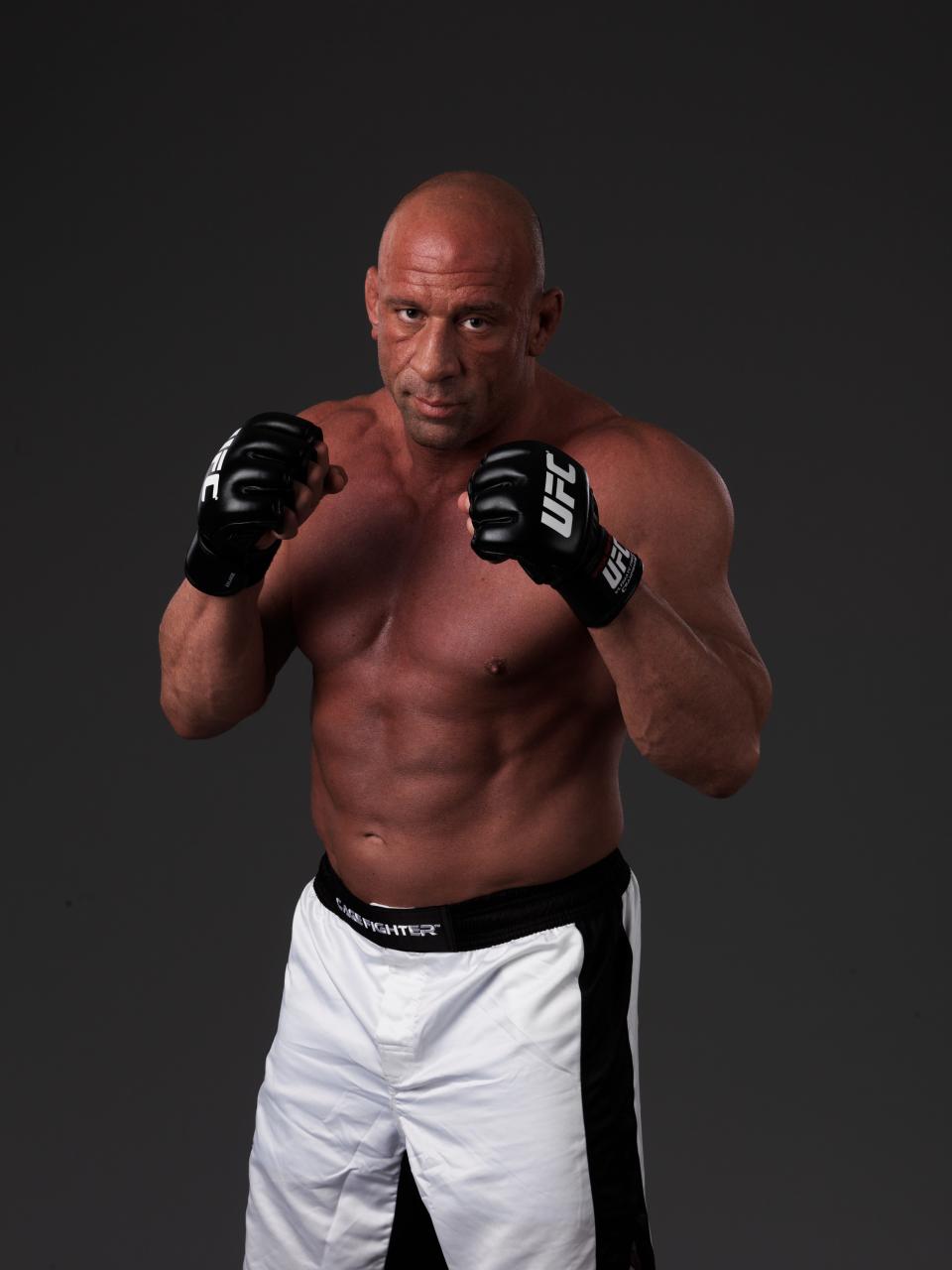 UFC Hall of Famer Mark "The Hammer" Coleman in a promotional image from his prize fighting career