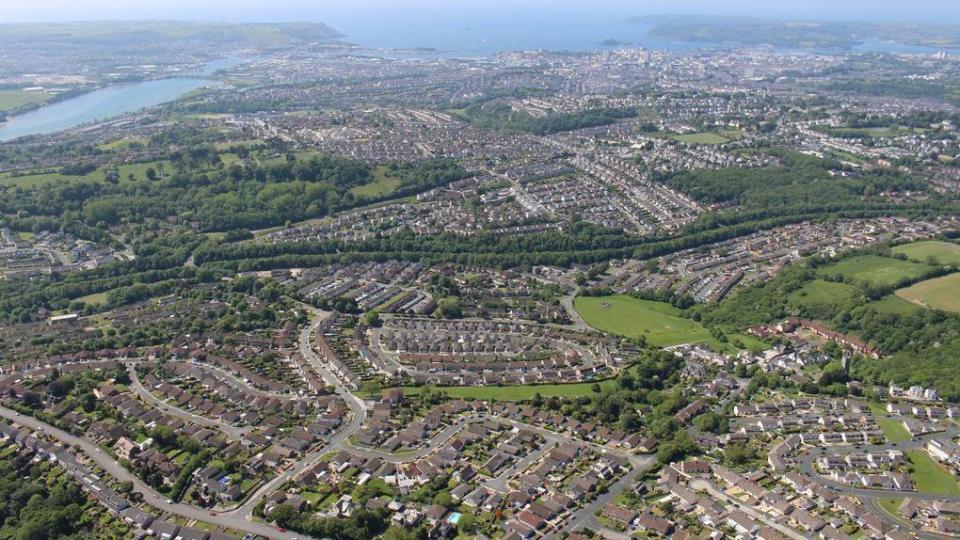 Aerial image of Plymouth