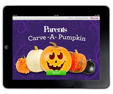 Parents Carve-a-Pumpkin App graphic
