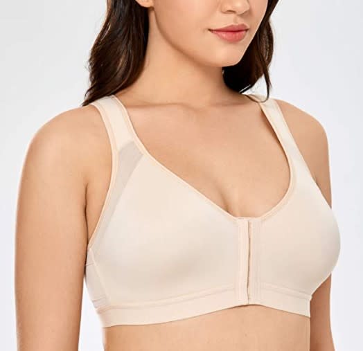  DELIMIRA Brasier reductor para mujer, talla grande