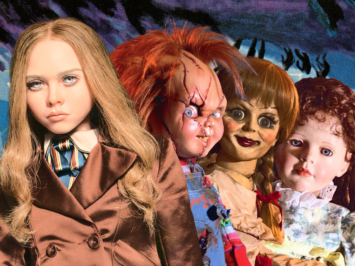 Miniature maniacs: M3GAN, Chucky, Annabelle and Chinga (Universal/Disney/iStock)