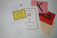 The entrance ticket, Order of Service and related documents of Princess Diana's funeral sold for £460, £260 more than expected (Reeman Dansie)