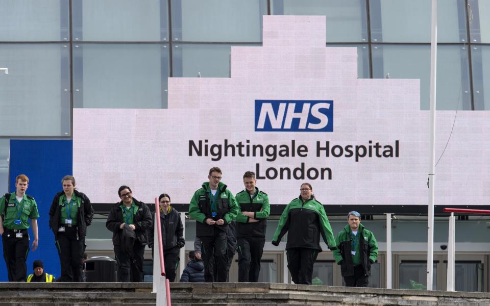 NHS Nightingale Hospitals provide extra capacity for the treatment of patients with Covid-19 - Justin Setterfield/Getty Images Europe