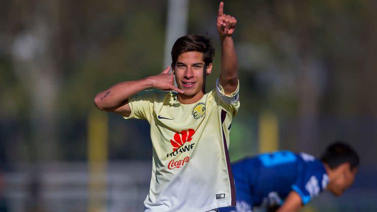 Lainez, 'El Diego' del América. Foto: Goal