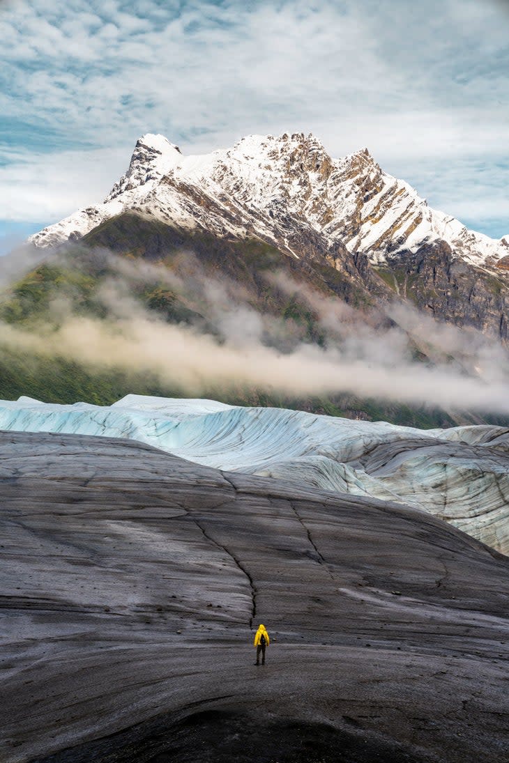Immersed in the grandeur of nature's masterpiece at Wrangell-St. Elias National Park, Alaska.