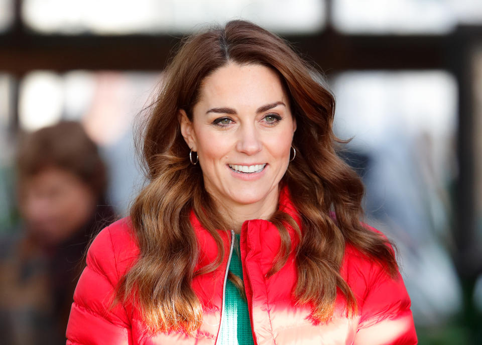 GREAT MISSENDEN, UNITED KINGDOM - DECEMBER 04: (EMBARGOED FOR PUBLICATION IN UK NEWSPAPERS UNTIL 24 HOURS AFTER CREATE DATE AND TIME) Catherine, Duchess of Cambridge joins families and children who are supported by the charity Family Action at Peterley Manor Farm on December 4, 2019 in Great Missenden, England. This is to mark HRH's new patronage of Family Action. (Photo by Max Mumby/Indigo/Getty Images)