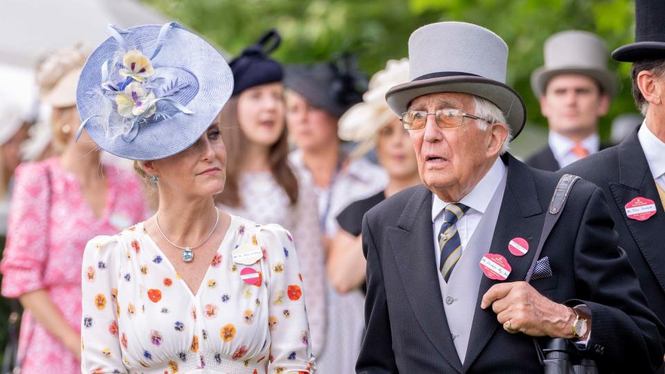 The Duchess of Edinburgh with dad