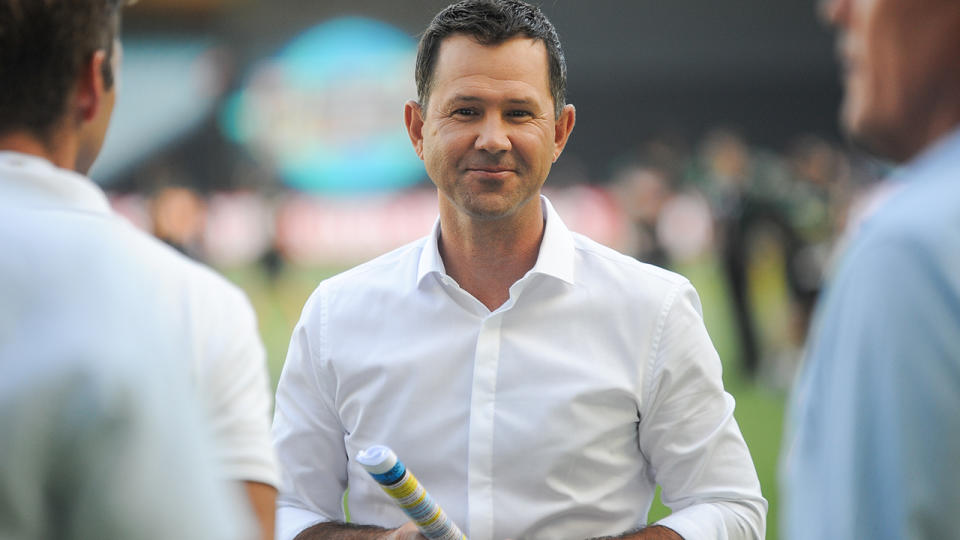 Ricky Ponting wasn’t impressed. (Photo by Morgan Hancock/Action Plus via Getty Images)