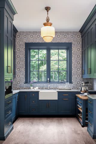 Checkered & Blue Kitchen Reveal - Lemon Thistle