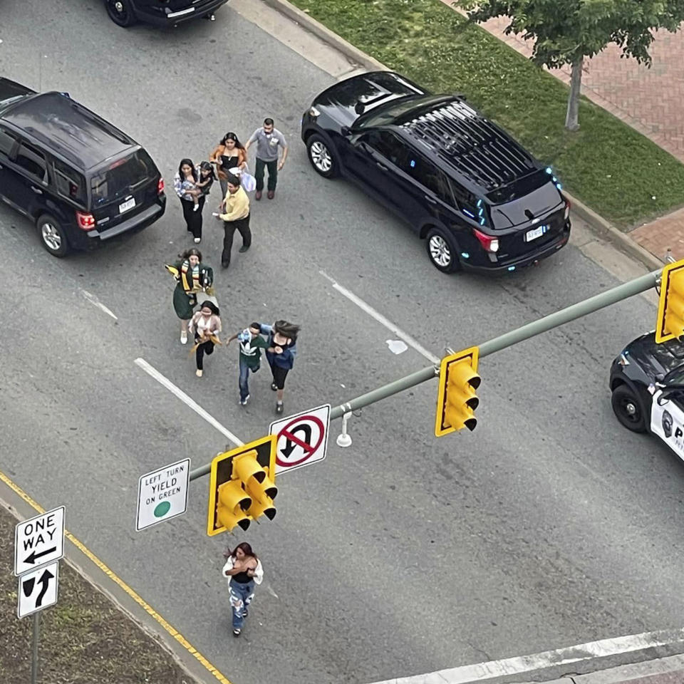 Authorities in Richmond, Virginia, say seven people were shot following a high school graduation ceremony held at a downtown theater near Virginia Commonwealth University.  (John Willard / AP)