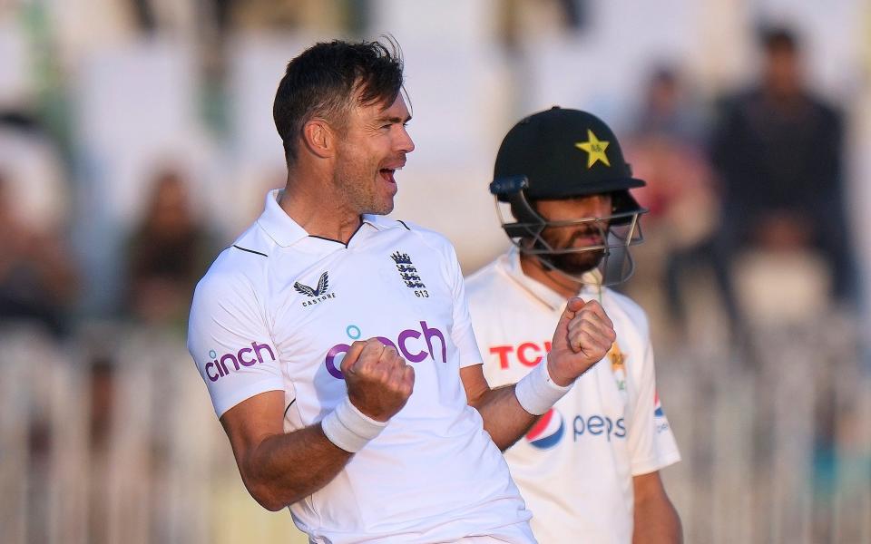 England's James Anderson - Anjum Naveed/AP