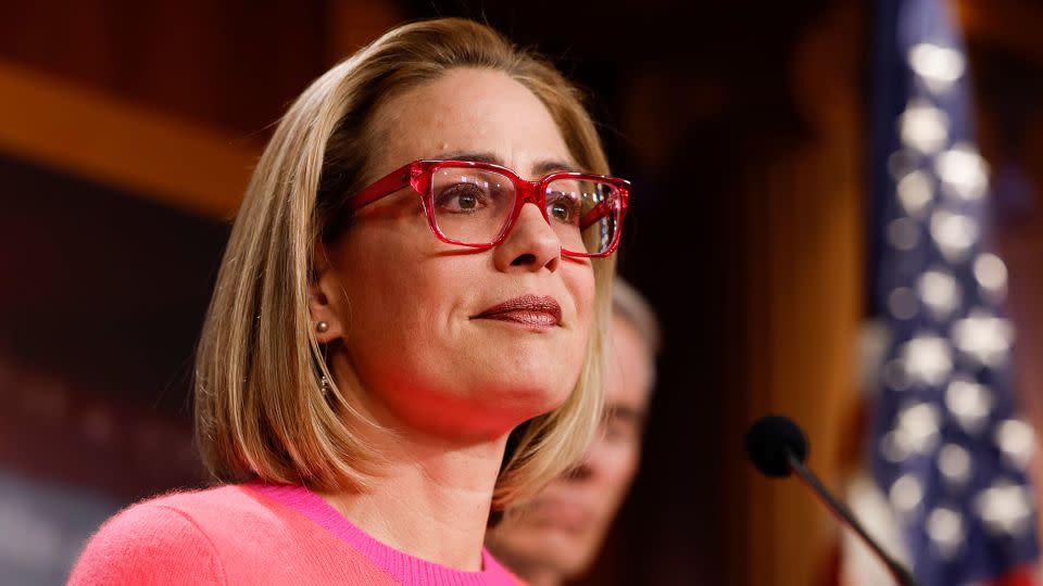 Independent Sen. Kyrsten Sinema of Arizona - Anna Moneymaker/Getty Images