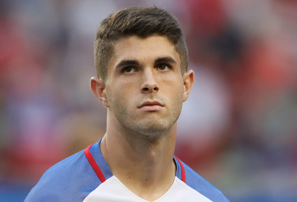 Don’t ever say Christian Pulisic doesn’t love his country. (Getty)