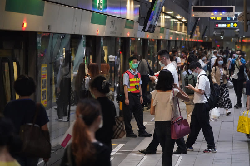台中捷運21日發生列車上持刀攻擊事件，台北捷運全系統各單位提高警戒、加強巡檢。（中央社資料照）