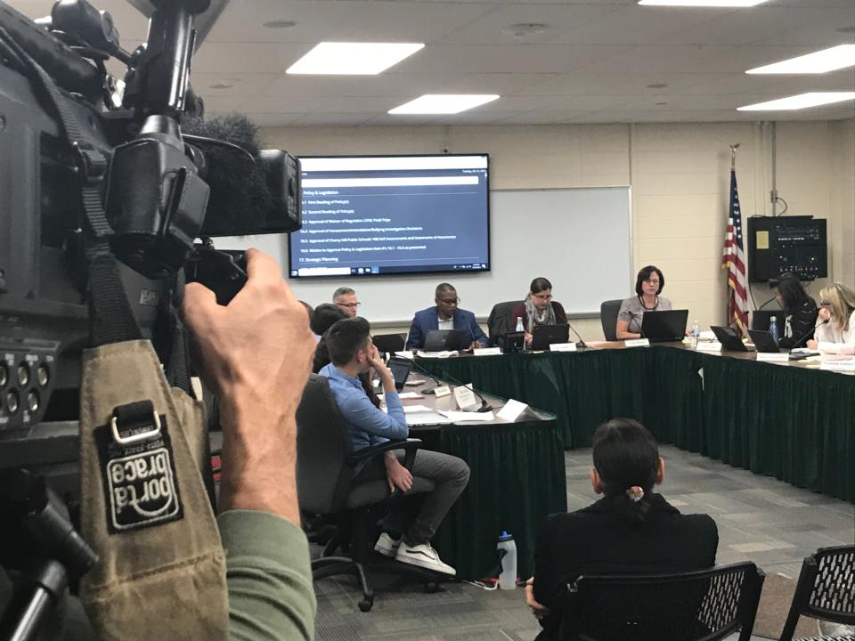 The school board in Cherry Hill, New Jersey, approved a new policy for handling overdue lunch payments Oct. 15, 2019.