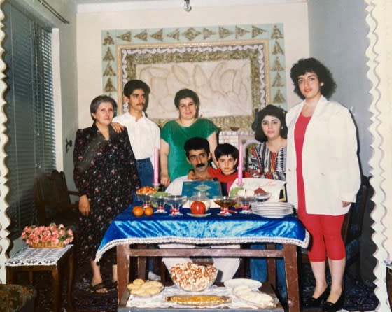 Mohammadi with her family <span class="copyright">Family archive of Narges Mohammadi</span>