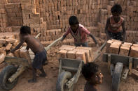 The world's second most populated country, India, has as many as 33 million child labourers. Children work in mines, on farms, and in garment factories. Although the economy of the country has grown over the past several decades, not everyone in the population has benefited evenly. Despite legislative efforts, the number of child workers has increased in recent years especially in big cities.