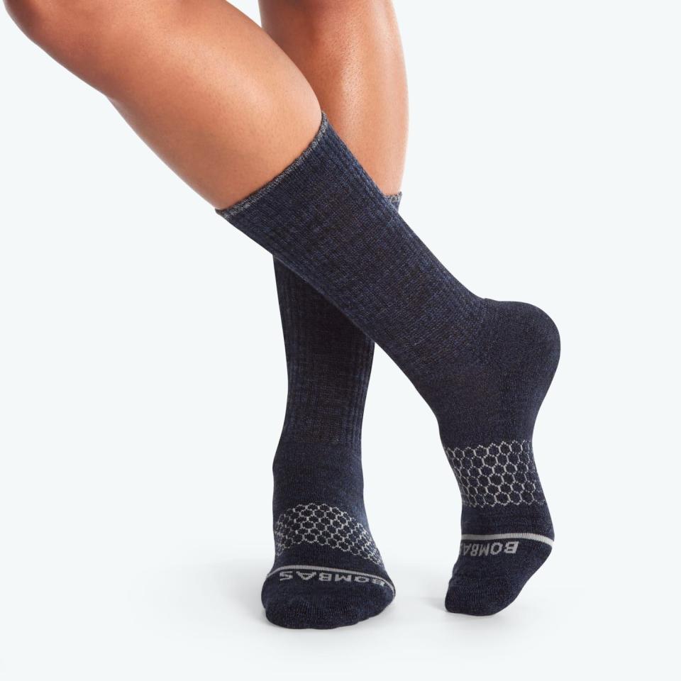 1) Bombas Merino Wool Calf Socks