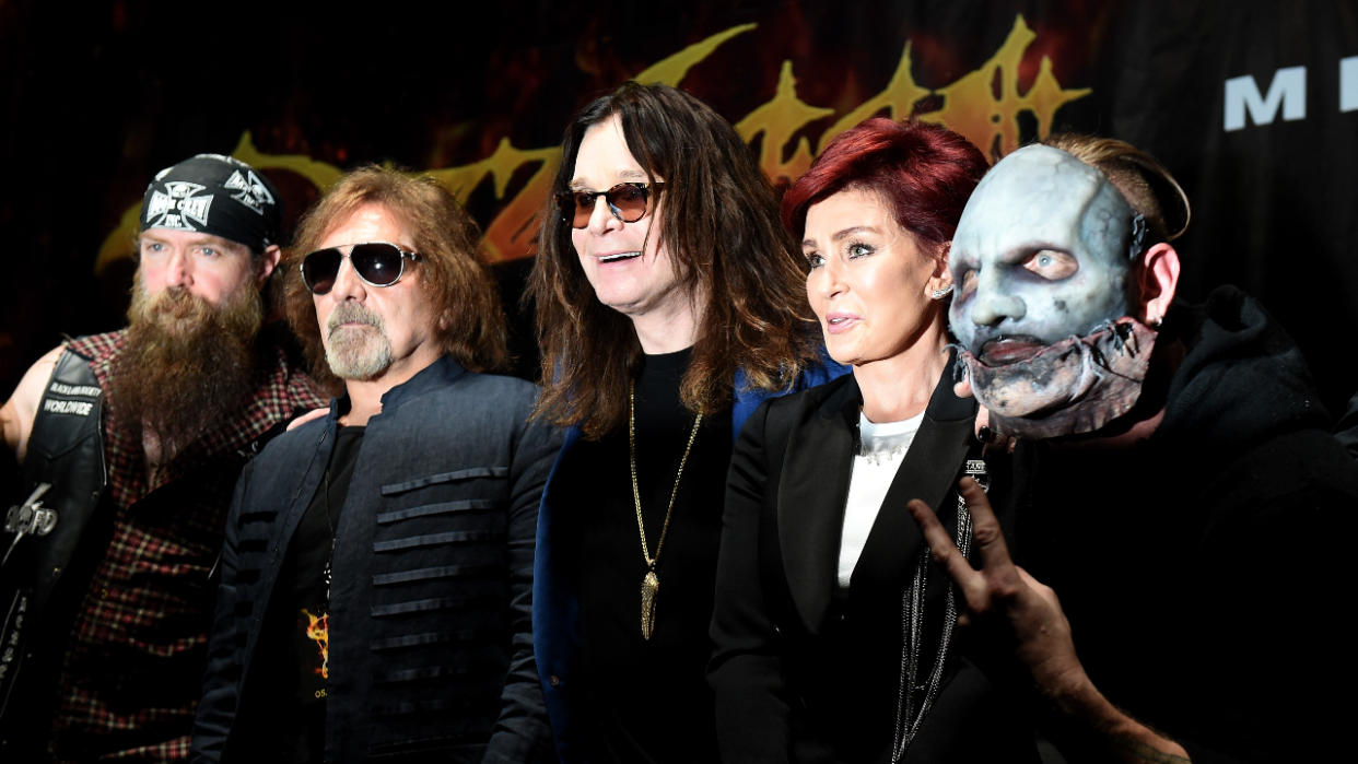  Sharon, Ozzy and some metal icons make an Ozzfest announcement in 2016. 