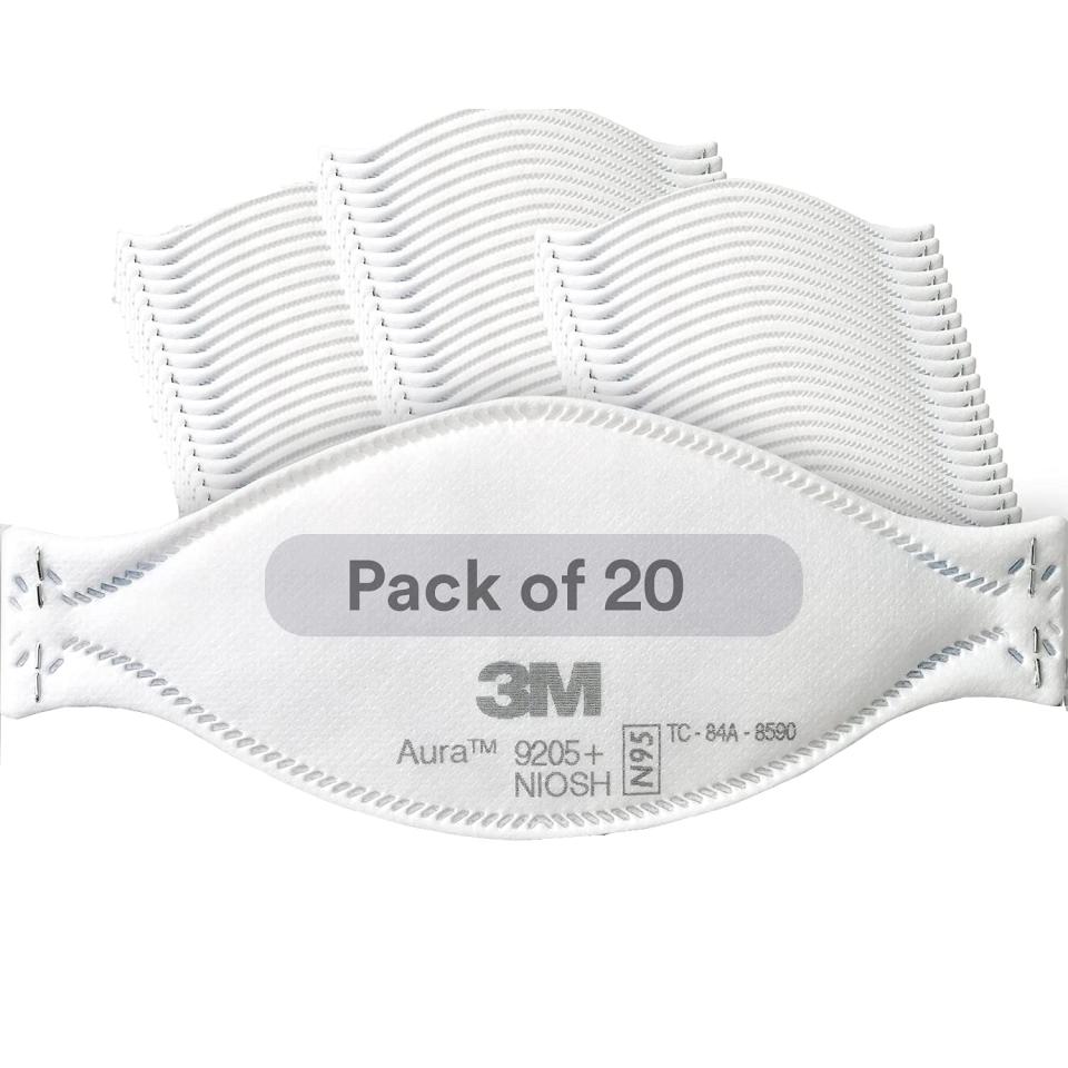3M Aura Particulate Respirator 9205+, N95 Mask