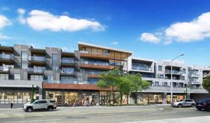 Parque Kirkland, a new mixed-use apartment residence in Kirkland, WA.