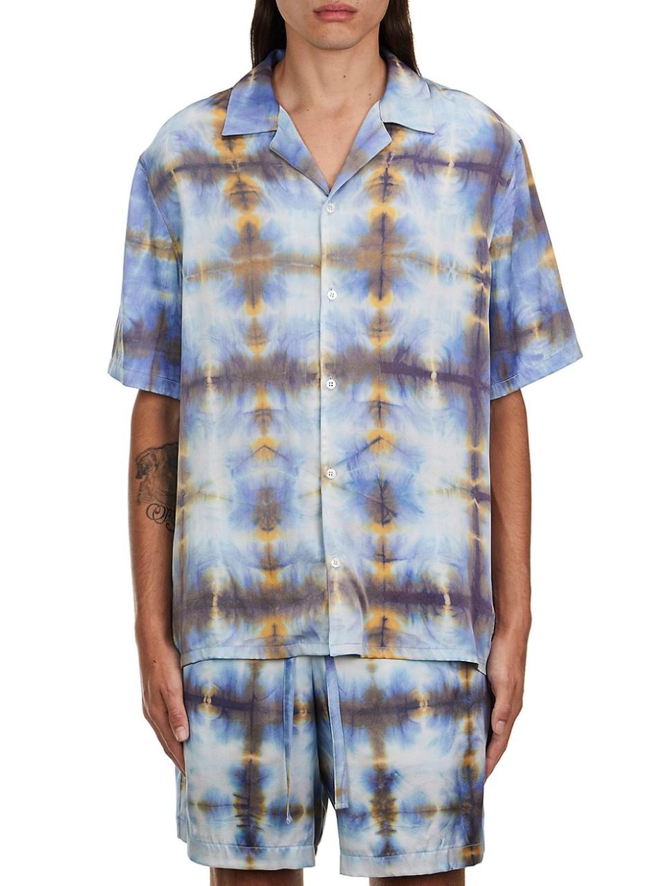 <p><a href="https://go.redirectingat.com?id=74968X1596630&url=https%3A%2F%2Fwww.saksfifthavenue.com%2Fproduct%2Fnahmias-tie-dye-silk-blend-camp-shirt-0400020255934.html&sref=https%3A%2F%2Fwww.esquire.com%2Fstyle%2Fmens-fashion%2Fg26802011%2Fbest-mens-summer-shirts%2F" rel="nofollow noopener" target="_blank" data-ylk="slk:Shop Now;elm:context_link;itc:0;sec:content-canvas" class="link ">Shop Now</a></p><p>Men's Tie-Dye Silk-Blend Camp Shirt - Tye Dye - Size XXL</p><p>saksfifthavenue.com</p><p>$695.00</p>