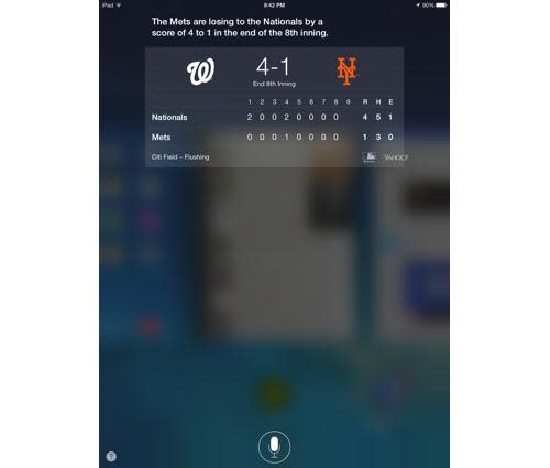 iPad mini's Siri feature