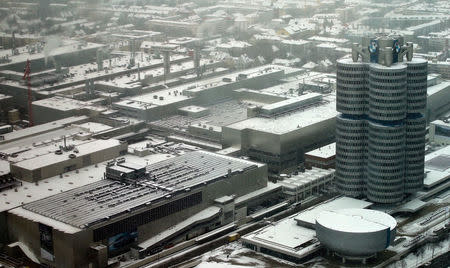 General view shows the headquarters of German luxury carmaker BMW in Munich, Germany January 16, 2017. REUTERS/Michael Dalder