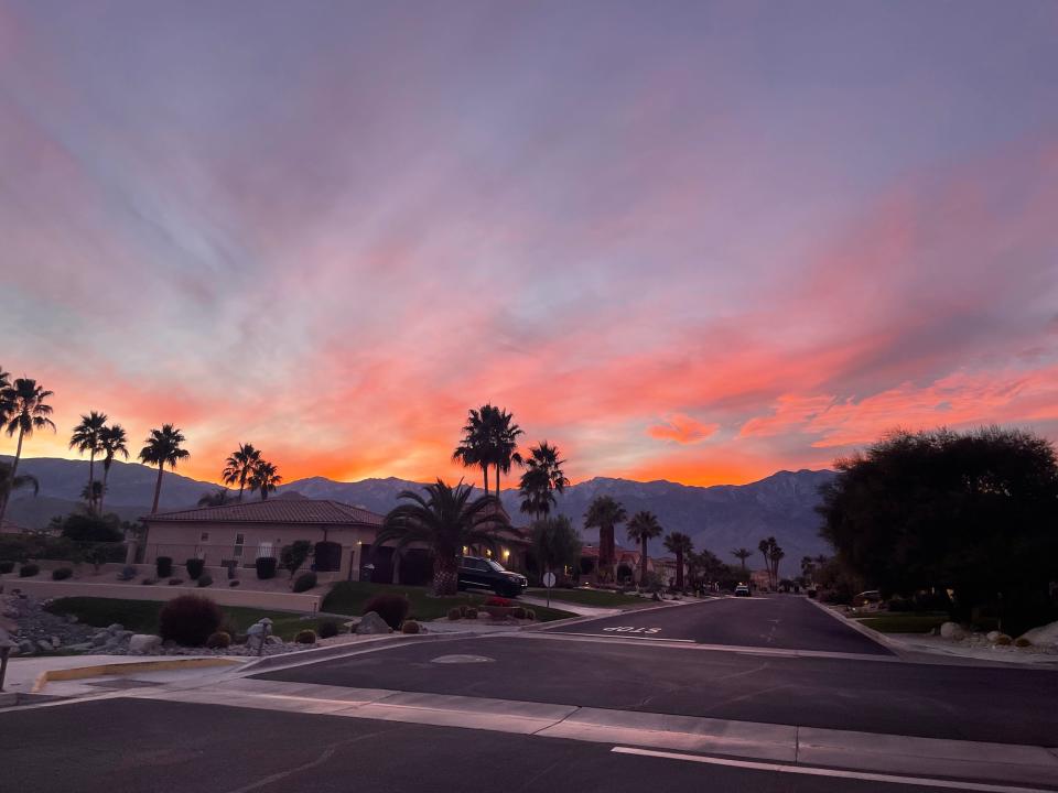 Palm Springs, where the author lives.