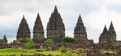 <span class="caption">The construction of Indonesia's Prambanan temple in 850 also affected the planet.</span> <span class="attribution"><span class="source">CEphoto, Uwe Aranas</span>, <a class="link " href="http://creativecommons.org/licenses/by-nd/4.0/" rel="nofollow noopener" target="_blank" data-ylk="slk:CC BY-ND;elm:context_link;itc:0;sec:content-canvas">CC BY-ND</a></span>