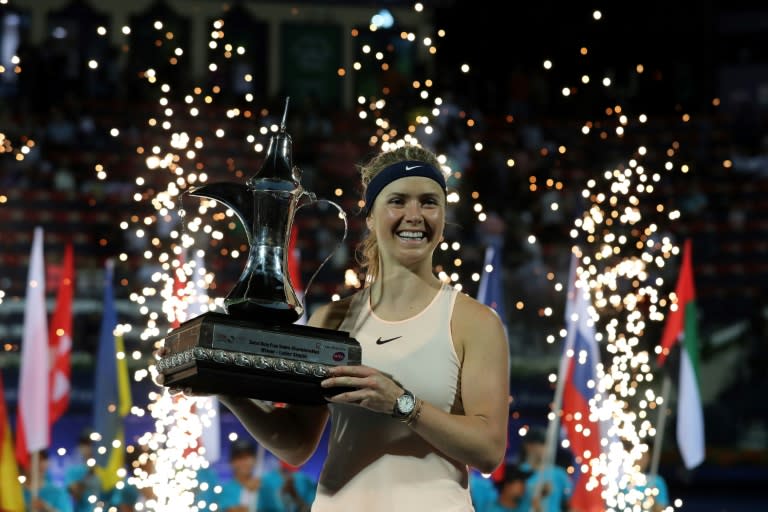 Queen of the desert: Svitolina with her trophy