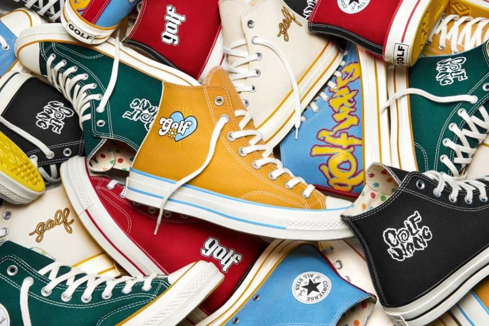 Converse x Golf Wang’s customizable Chuck 70 sneakers. - Credit: Courtesy of Converse