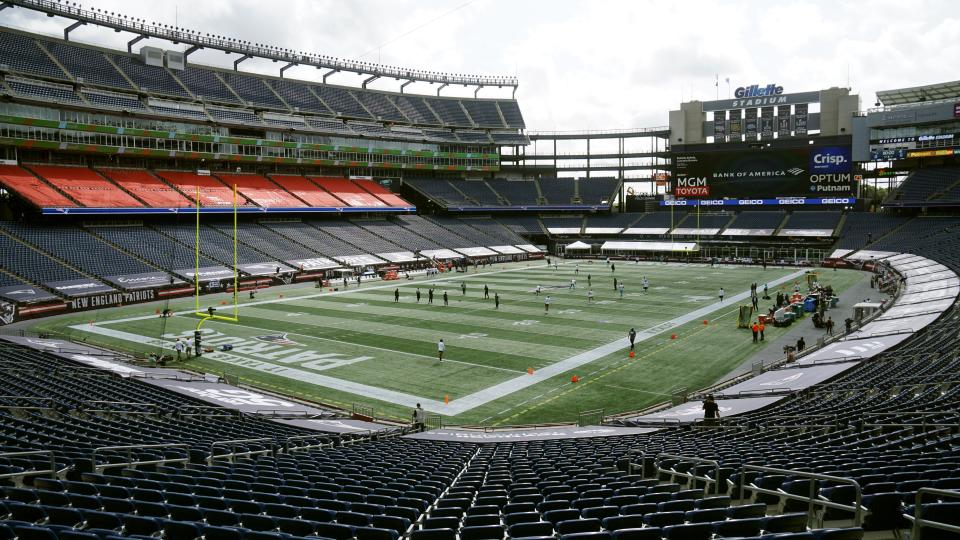 Hathaway Elementary School fourth graders will visit Gillette Stadium, seen in this file photo, on Thursday for a trip sponsored by Curriculum Associates, thanks to teacher Jessica Peixoto being the only Massachusetts recipient of the "Extraordinary Educator" honor this year.