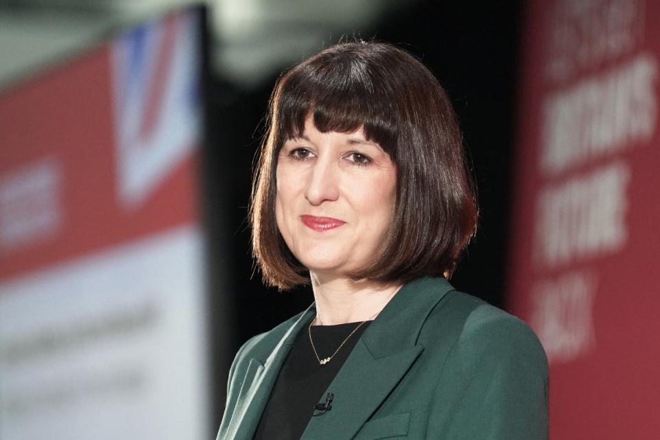 Rachel Reeves would be the first woman trusted with the nation’s finances if, as expected, Labour win the next general election (PA)