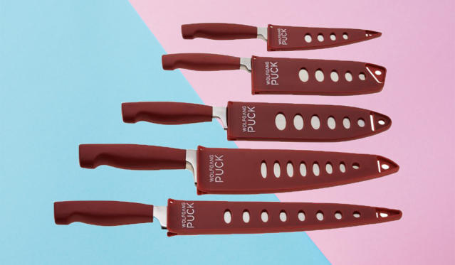  Wolfgang Puck 10-Piece Colorful Nonstick Cutlery Knife Set Only  $24.99 Shipped (Reg. $39.95!)