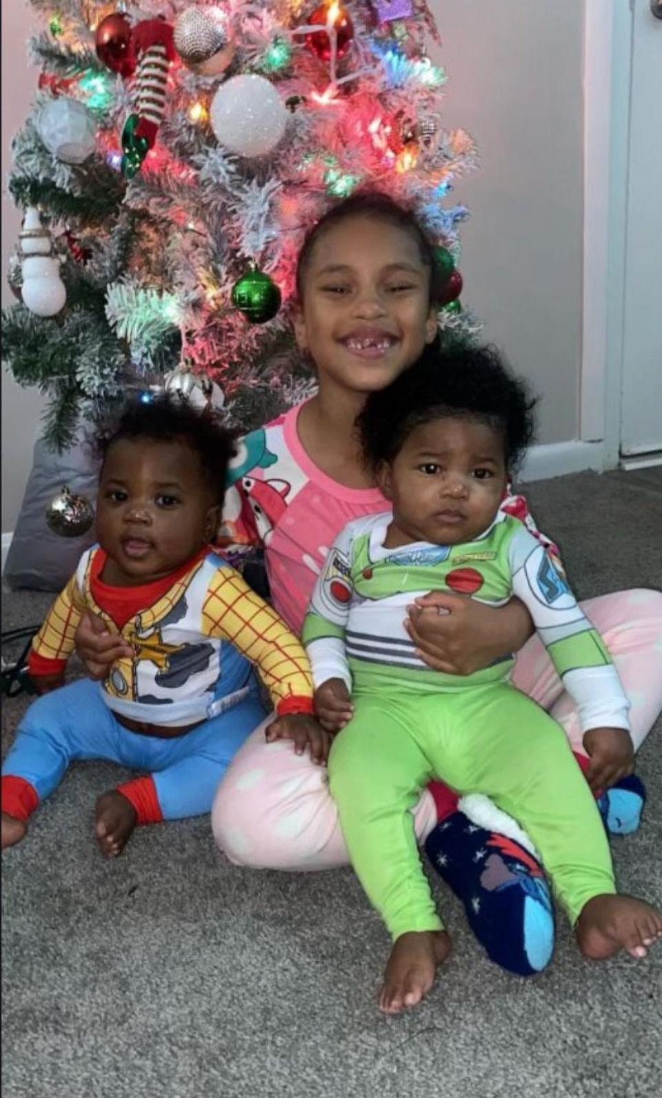 PHOTO: Angelia Tutt and Elliott McNeil are also parents to three older children – a 6-year-old daughter Karlie and 13-month-old twin sons Elliott and Zion. (Angelia Tutt )