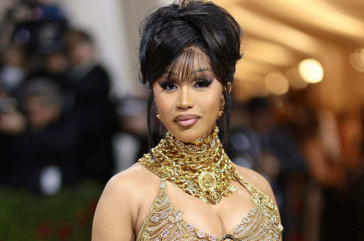 Cardi B Posts Close-Up of Face Tattoo Tribute to Son Wave