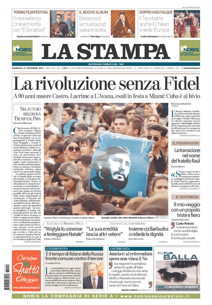 La rivoluzione senza Fidel